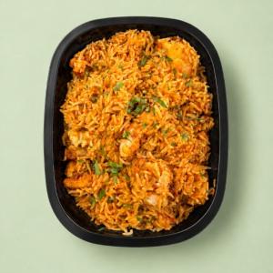 Prawn and Fish Akni with Dhey
