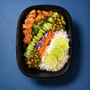 Spicy Prawn Poke Bowl