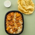 Chicken Briyani with Dhey