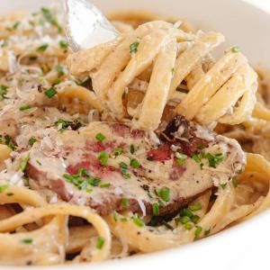 Creamy Steak Pasta